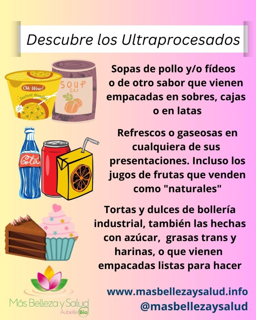 Ejemplos de productos ultraprocesados